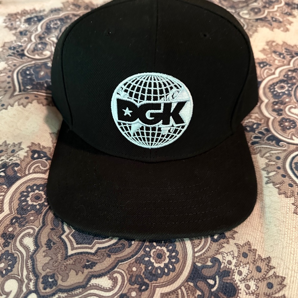DGK Black and White Logo Snapback